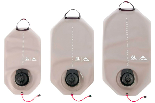 Dromelite su çantaları üç farklı seçenekle satışa sunuluyor.
