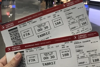 İstanbul'dan Tebriz'e uçuyoruz